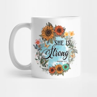 She Is Strong Mug